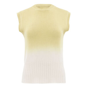 Faded Ombre Sleeveless Sweater