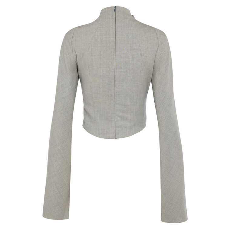 Bib Front Structured Jacket image number null