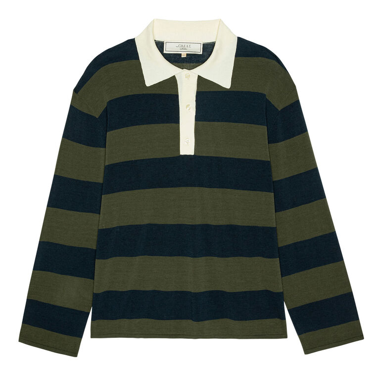 The Academy Polo Sweater image number null
