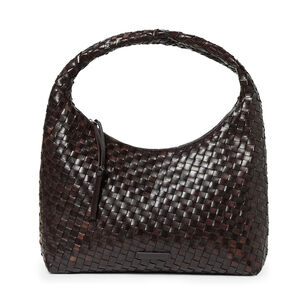 Willow Woven Leather Hobo Bag