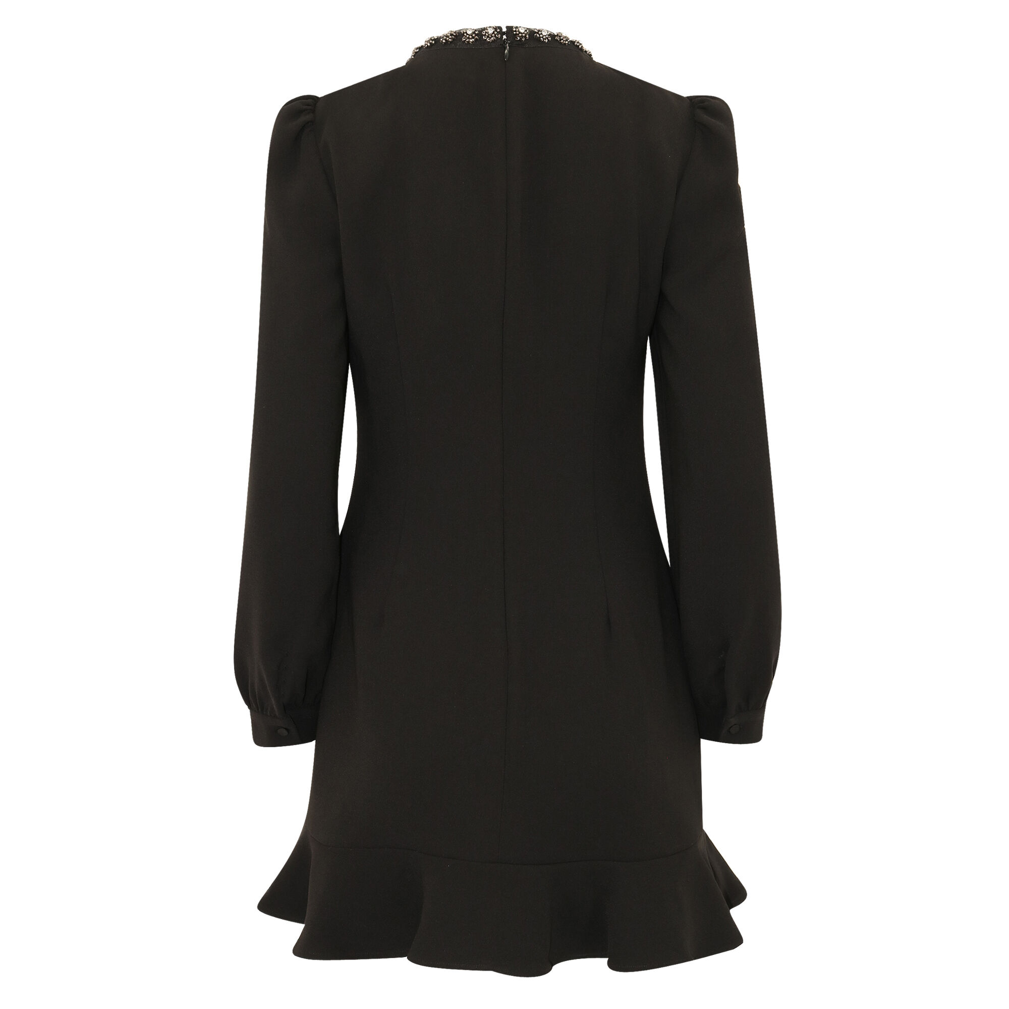 Black Crepe Embellished Tunic