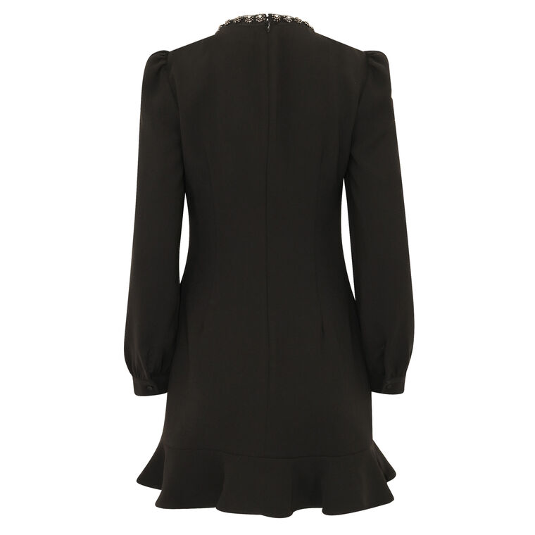 Black Crepe Embellished Tunic image number null