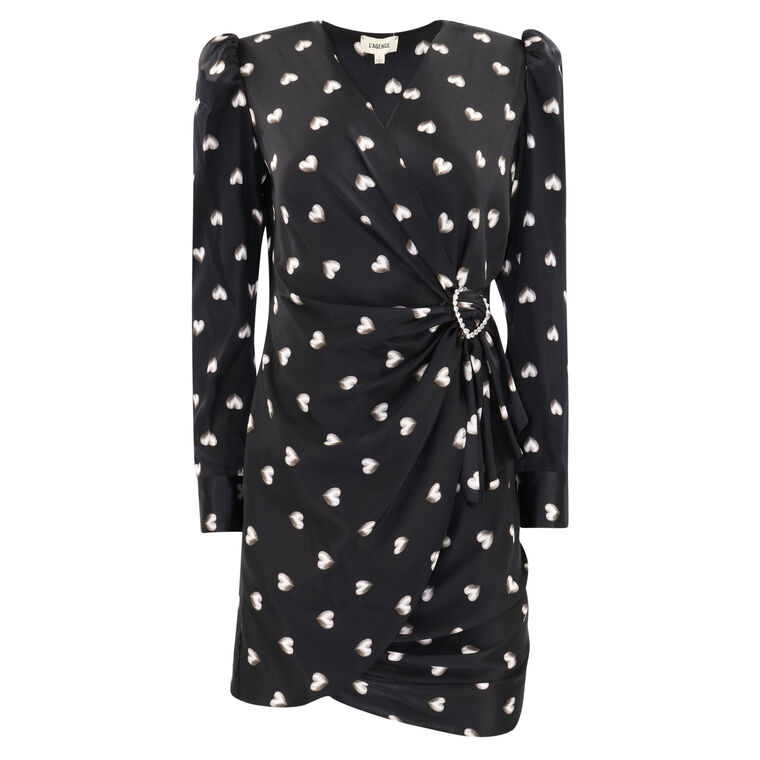 Clarice Wrap Dress With Buckle image number null