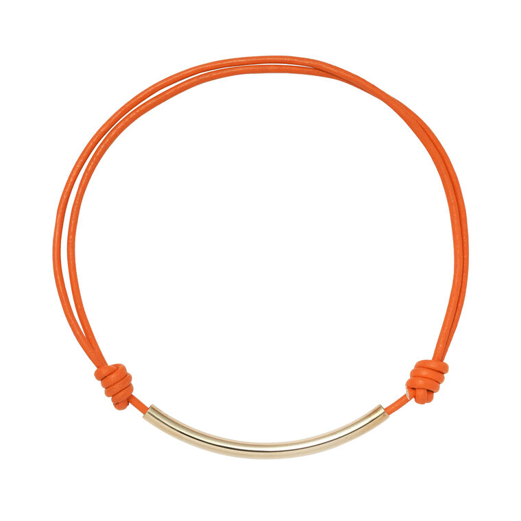 Leather Bond Necklace image number null