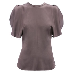 Bela Short Sleeve Satin Top