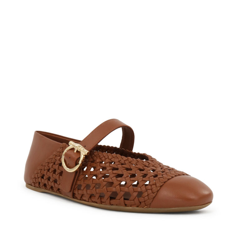 Gancini Buckle Ballet Flat image number null
