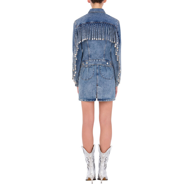 Recycled Blue Denim Jacket image number null