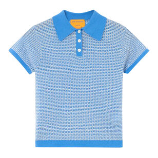 Short Sleeve Pique Shrunken Polo