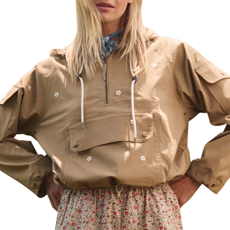 The Embroidery Cropped Trailhead Pullover image number null
