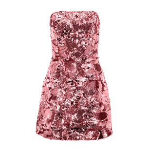 Linda Strapless Sequin Mini Dress
