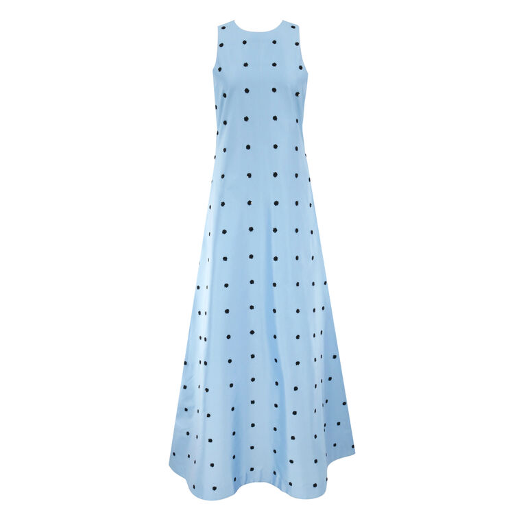 Bennet Sleeveless Sequin Detail Midi Dress image number null
