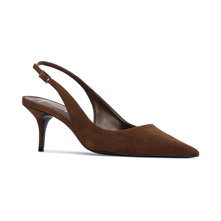 Alloy 65mm Suede Slingback Pump image number null