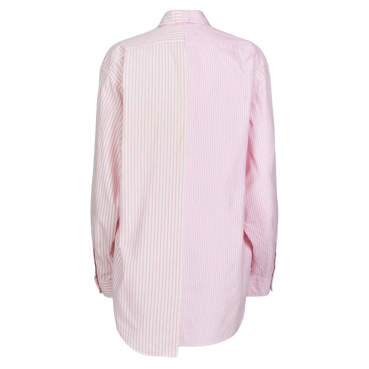 Diana Long Sleeve Stripe Cotton Poplin Shirt image number null