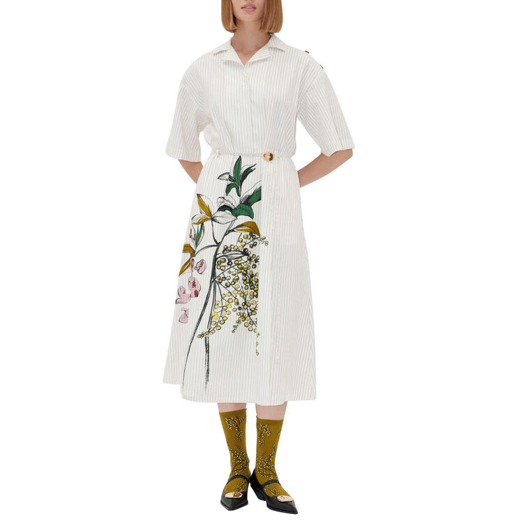 Short Sleeve Workwear Midi Dress image number null