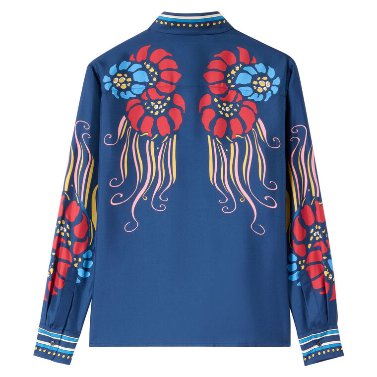 Long Sleeve Silk Twill Boy Shirt image number null