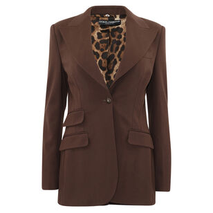 Leopard Print Turlington Jacket