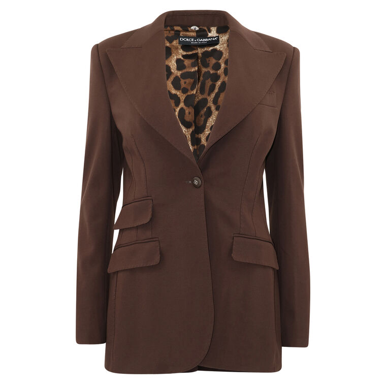 Leopard Print Turlington Jacket image number null