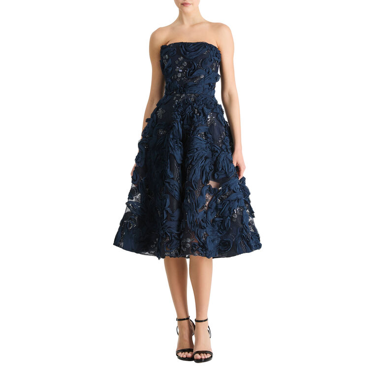 Florence Strapless Midi Dress image number null