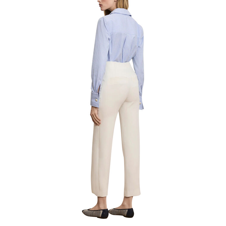 Carys High-Rise Cropped Straight-Leg Trouser image number null