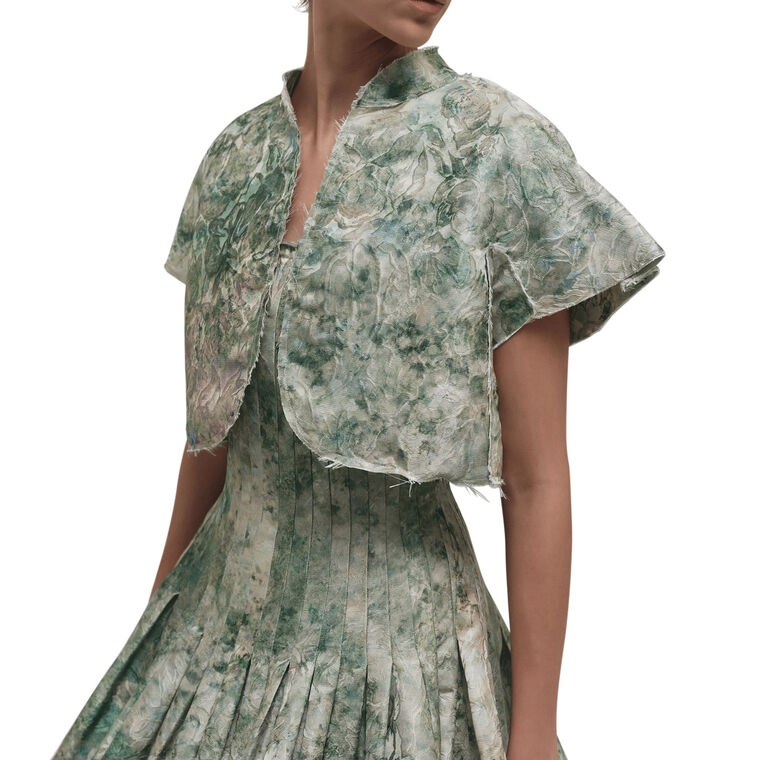 Genciana Short Sleeve Mini Cape image number null
