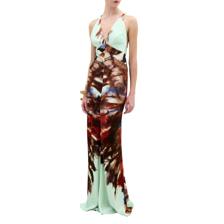 Daniella Sleeveless V-Neck Maxi Dress image number null
