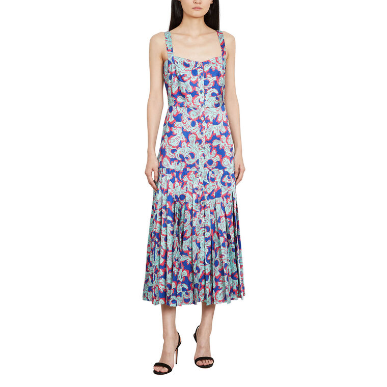 Karen Sleeveless Midi Dress image number null