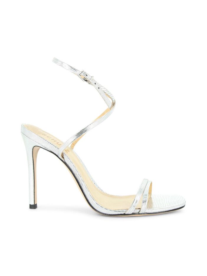 Metallic Leather High Heel San image number null