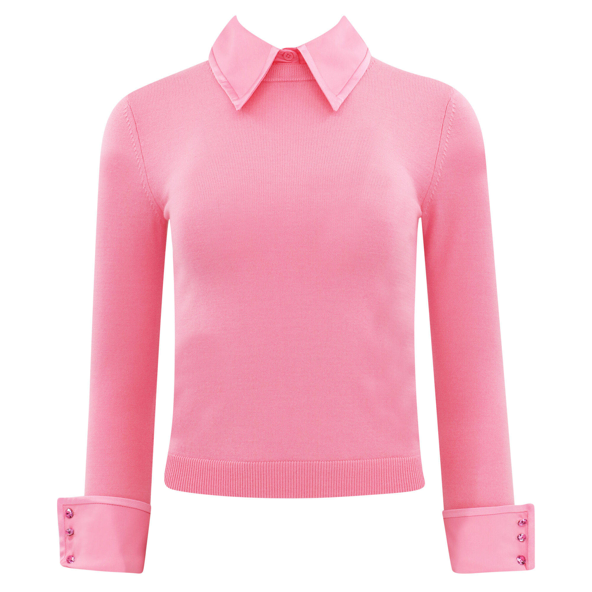 Alice + Olivia Porla Collared Sweater | Tootsies