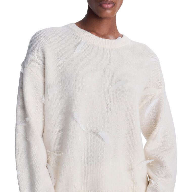 Avrae Feather Sweater image number null