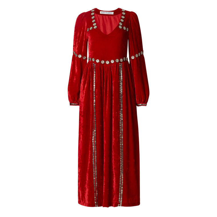 Alix of Bohemia Imogen Velvet Midi Dress | Tootsies
