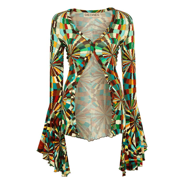 Hailey Kaleidoscope Knit Shirt image number null