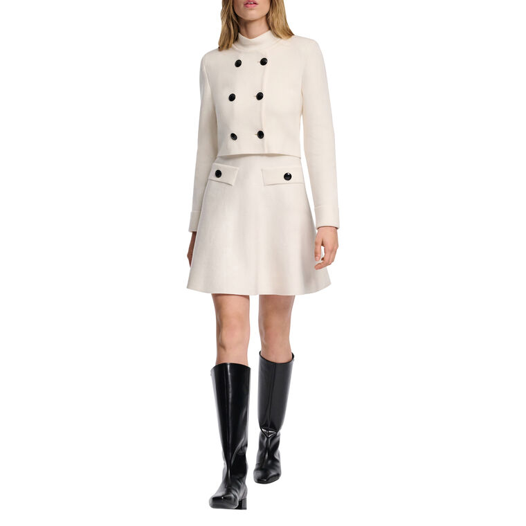 Sharp Ambition Collarless Jacket image number null