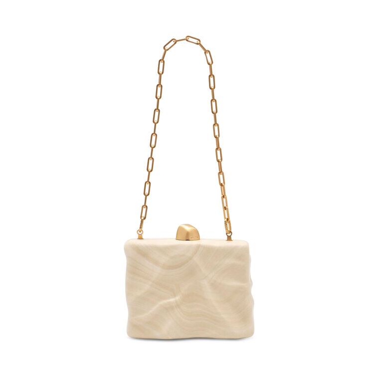 Flyn Sculptural Marbled Clutch image number null