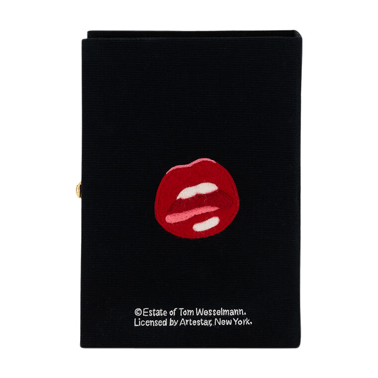 Tom Wesselmann Mouth Study Book Clutch image number null