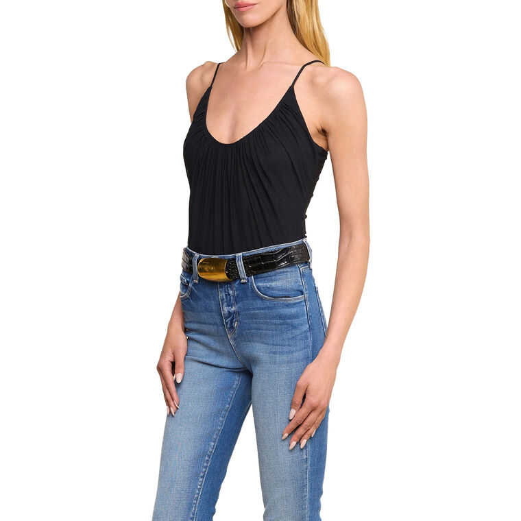 Gelina Ruched Bodysuit image number null