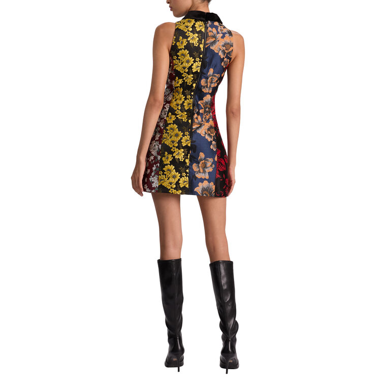 Velia Sleeveless Collared Mini Dress image number null