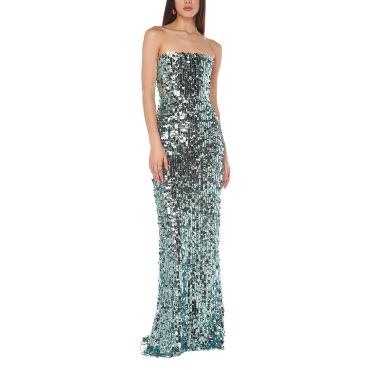 Farah Strapless Gown image number null