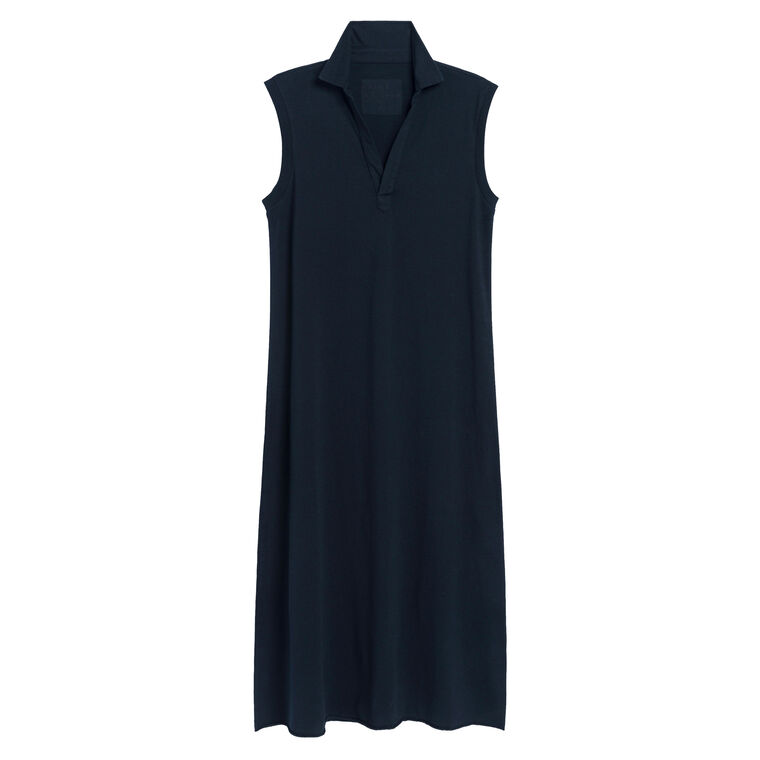Lily Sleeveless Polo Maxi Dress image number null