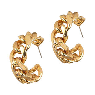 

Maillon 18K-Gold-Plated Hoop Earrings