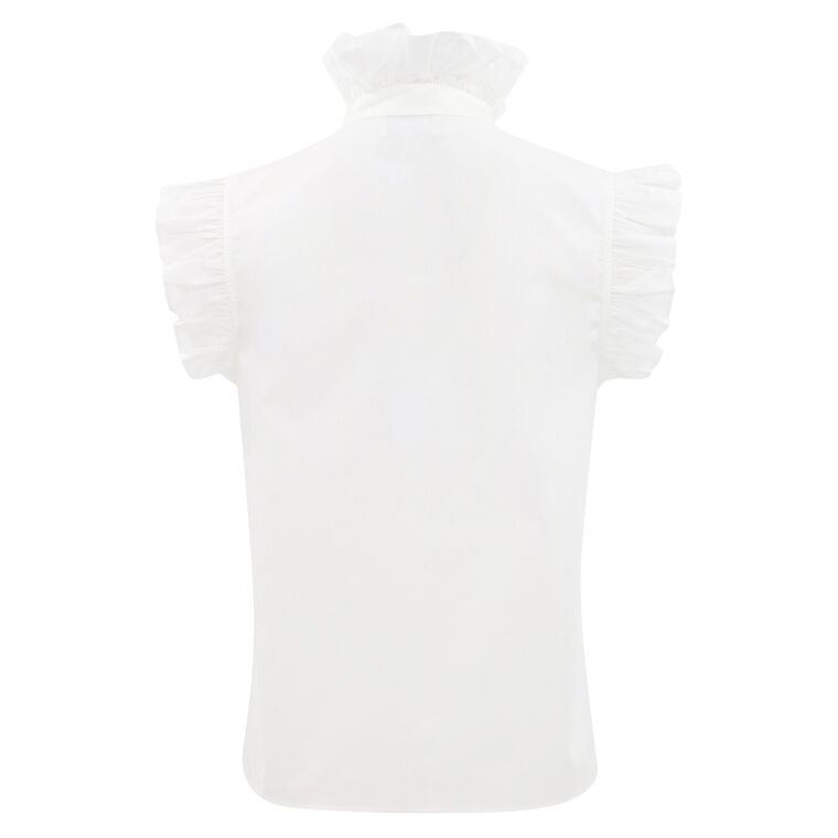 Marfa Short Sleeve Ruffle Detail Top image number null