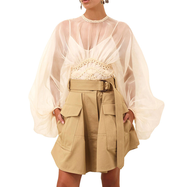 Illuminate Cargo Mini Skirt image number null
