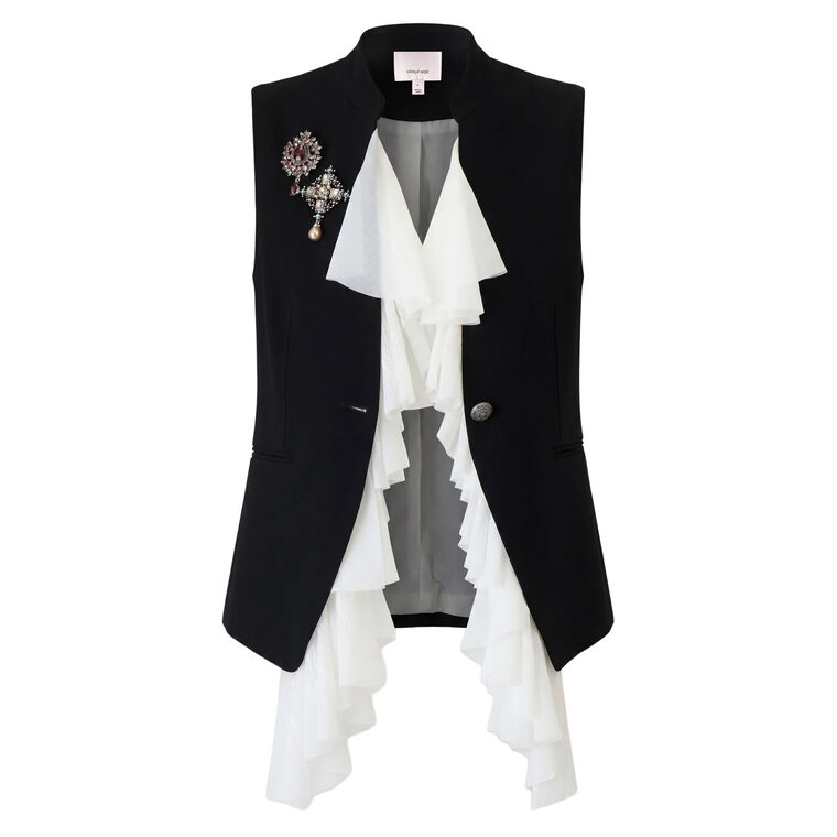 Maren Brooch Accent Vest image number null