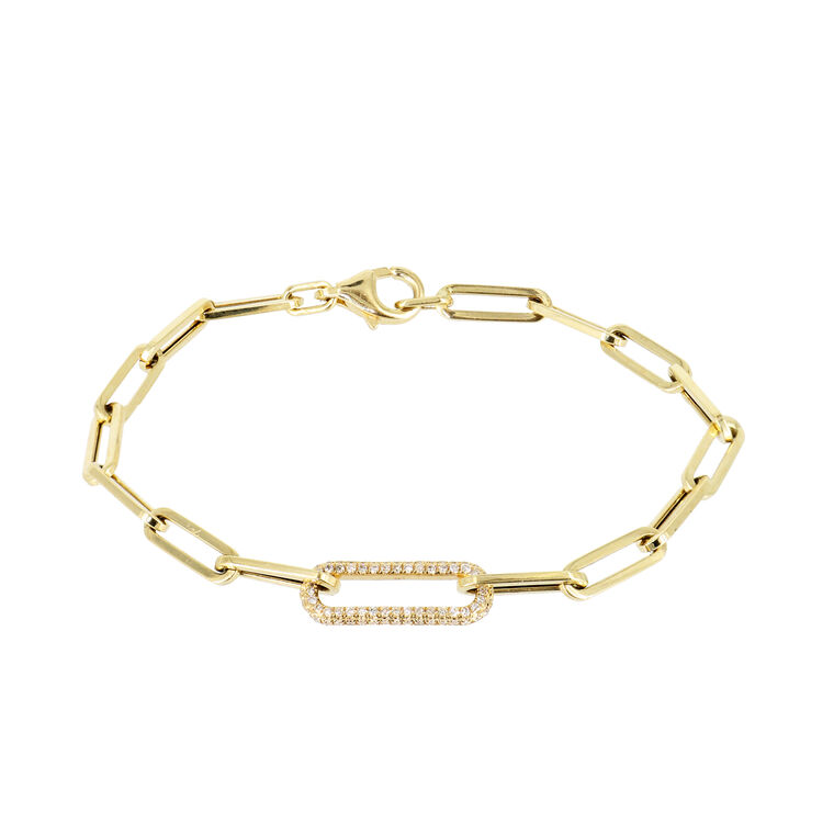 La Seta Bracelet with Pave Diamonds image number null