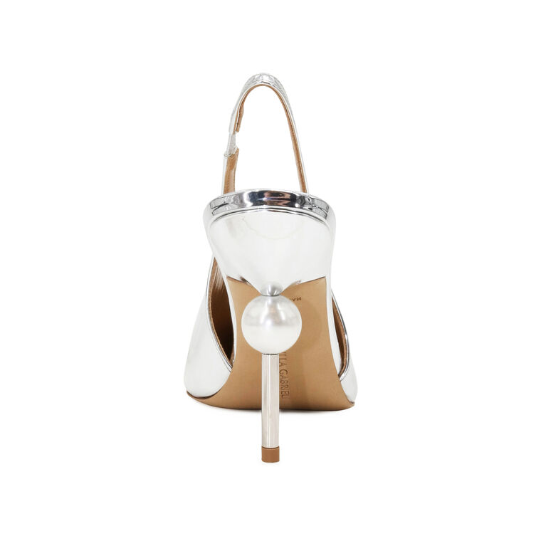 Lucia 85mm Metallic Slingback Heel image number null
