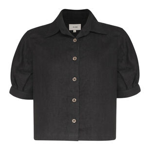 Montauk Puff Sleeve Button-Down Shirt