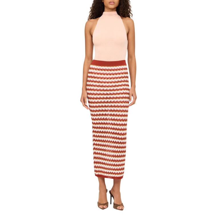 Drake Knit Midi Skirt image number null