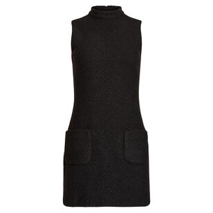 Como Sleeveless Boucle Mini Dress