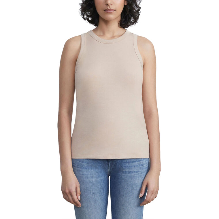 Cotton Rib Racerback Tank image number null