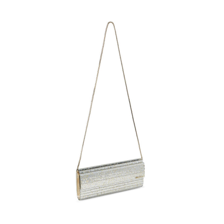 Sweetie Acrylic Glitter Clutch image number null