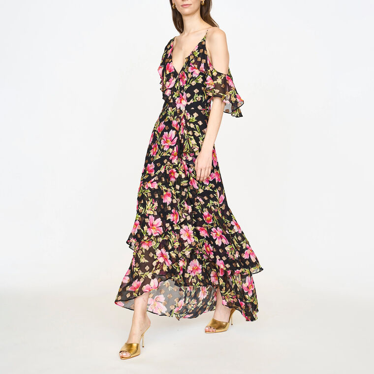 Anabelle Asymmetrical Sleeve Dress image number null